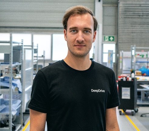 Foto: TUM Alumnus Felix Pörnbacher, Co-Founder & Co-CEO @DeepDrive
