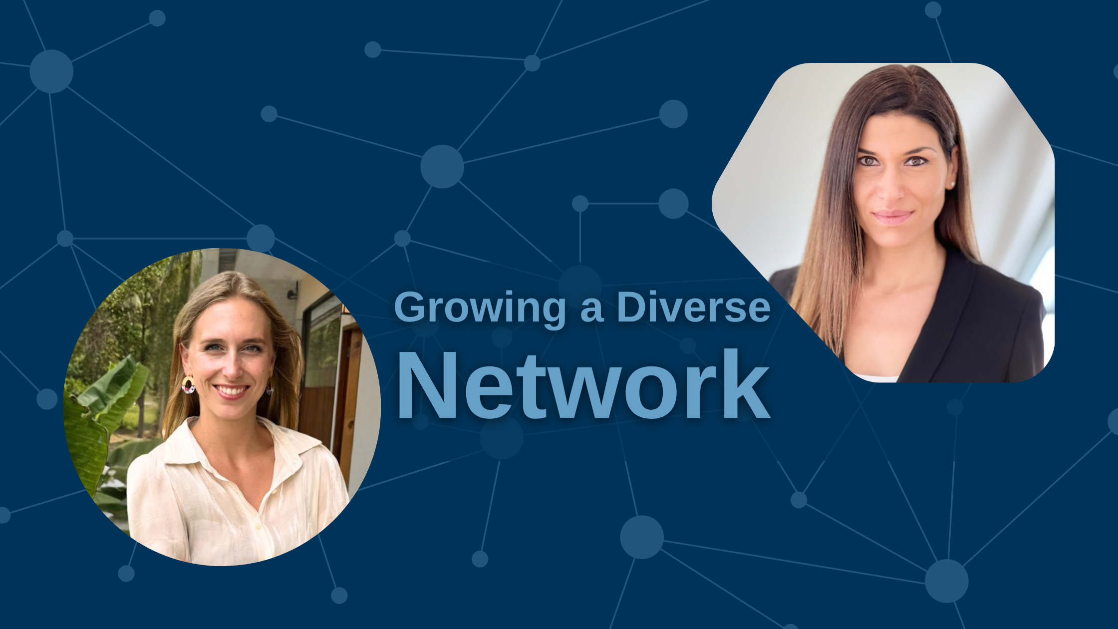 Speakerinnen: TUM Alumnae und ehemaliges Mentoring Tandem Anna Hart (links, Foto: Luisa Schindler) und Tsvetana Marinova (rechts, Foto: privat).