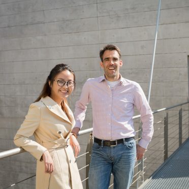 TUM Alumnus Markus Hartinger, Mentee Jaimie Lu