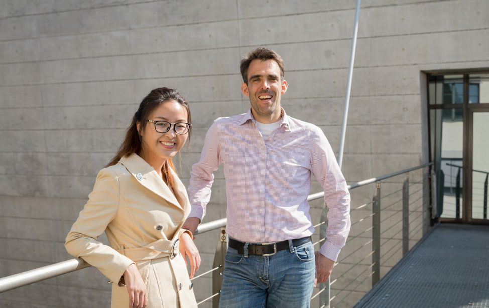 TUM Alumnus Markus Hartinger und Mentee Jaimie Lu