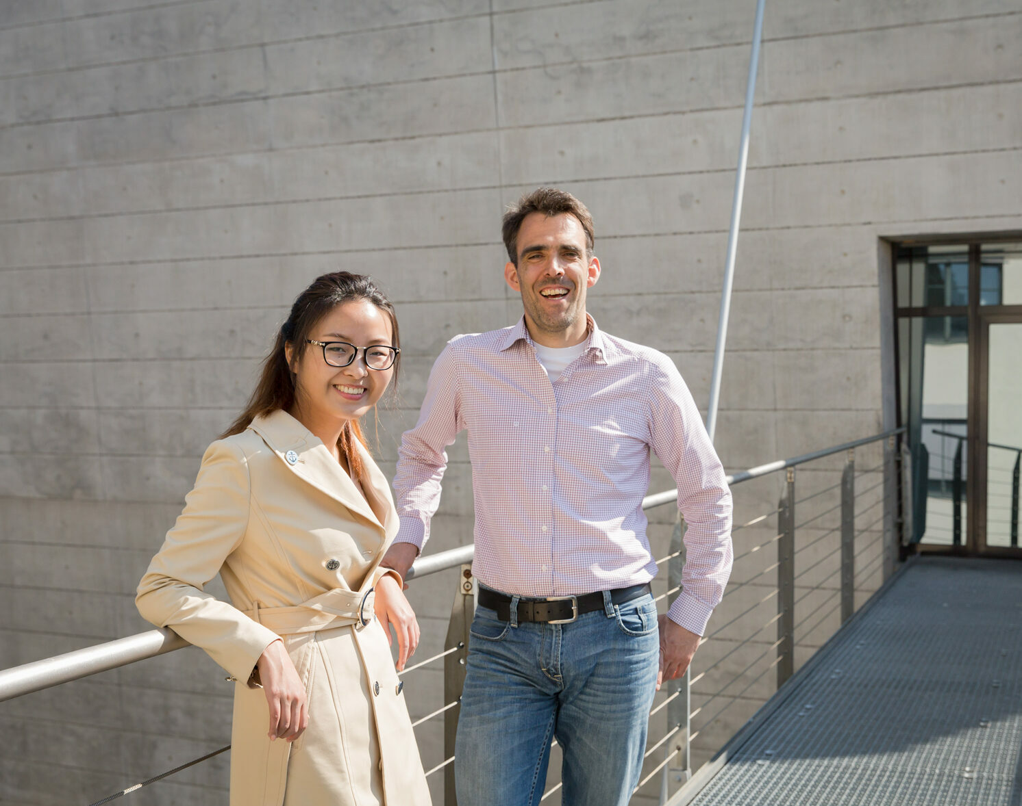 TUM Alumnus Markus Hartinger, Mentee Jaimie Lu