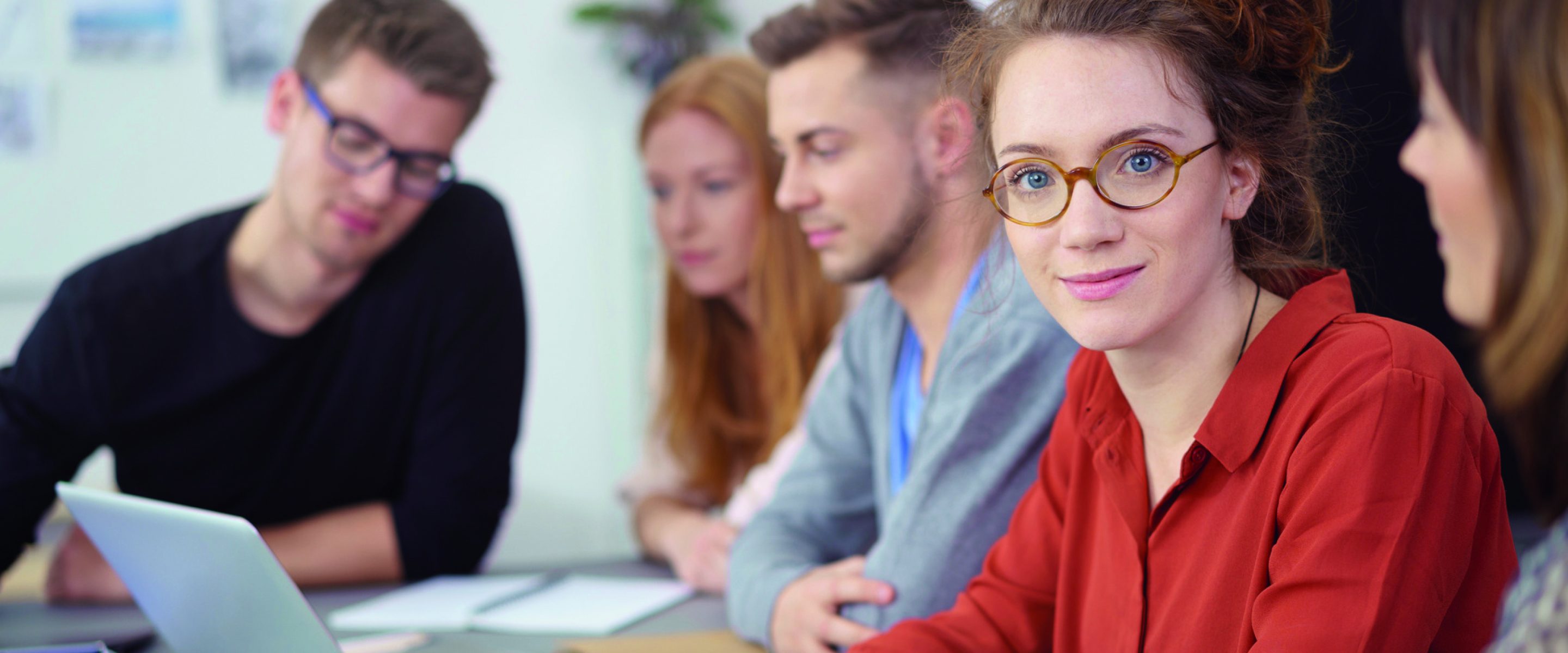 Studierende in einem Career Workshop