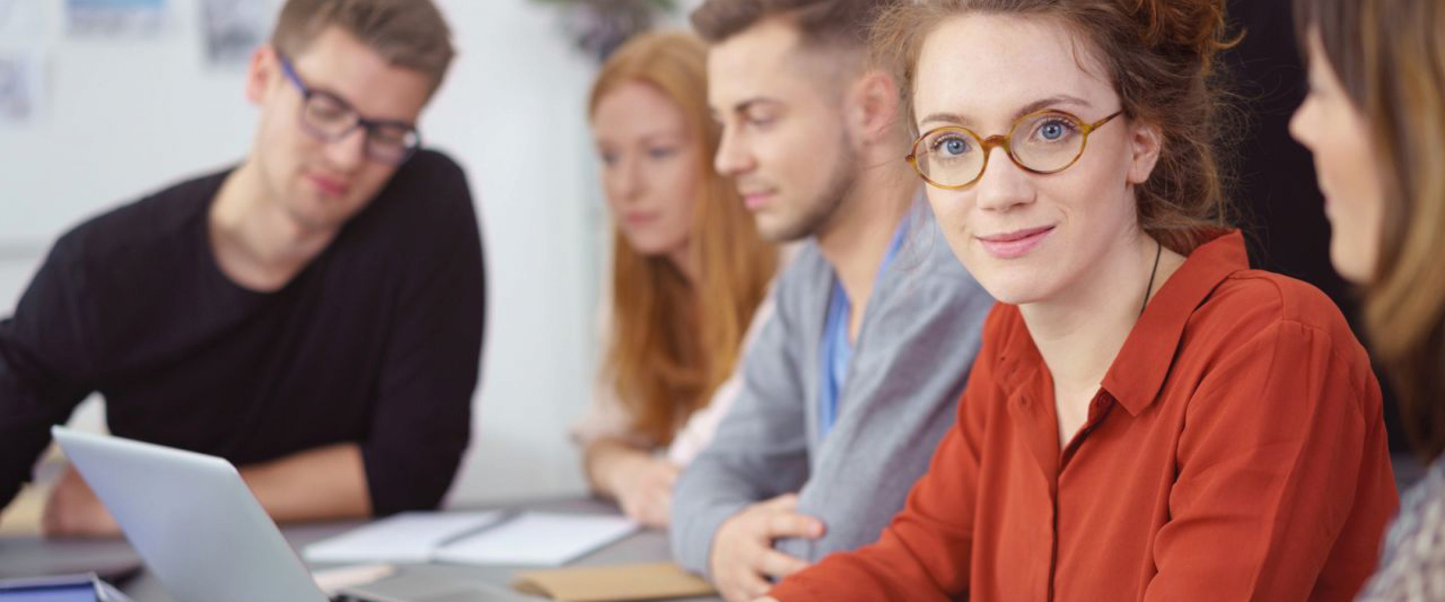 Studierende in einem Career Workshop