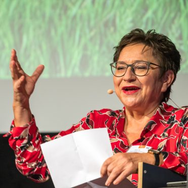 Speaker at the Women of TUM Talks 2018.