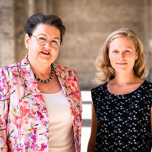 Mentoring Tandem Frederike Ott and Nora Els