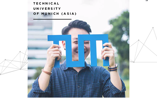 Eine Ausgabe des Alumni-Magazins von TUM.Asia.