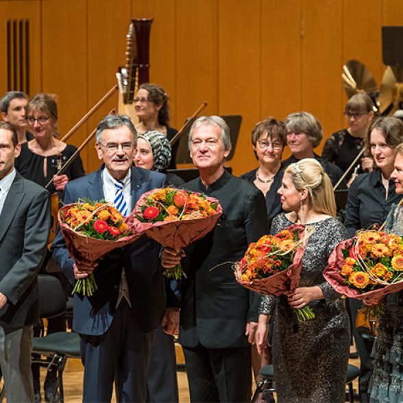 Felix Mayer, Wolfgang A. Herrmann, Hansjörg Schellenberger, Ute Ziemer und Sylvia Dankesreiter (v.l.n.r.)