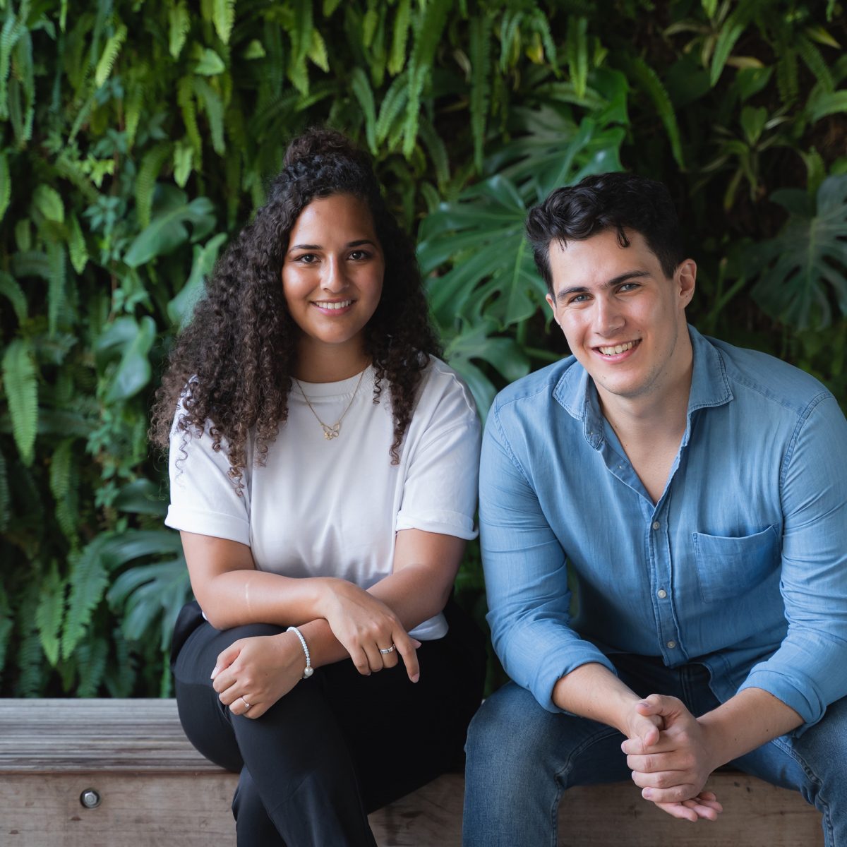 TUM Alumni Fabiola Munguia und Grigory Emelianov.