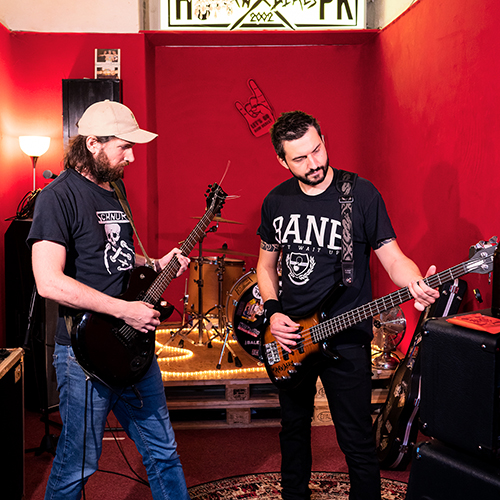 Maximilian Langheinrich und Christoph Dittus in ihrem Studio.