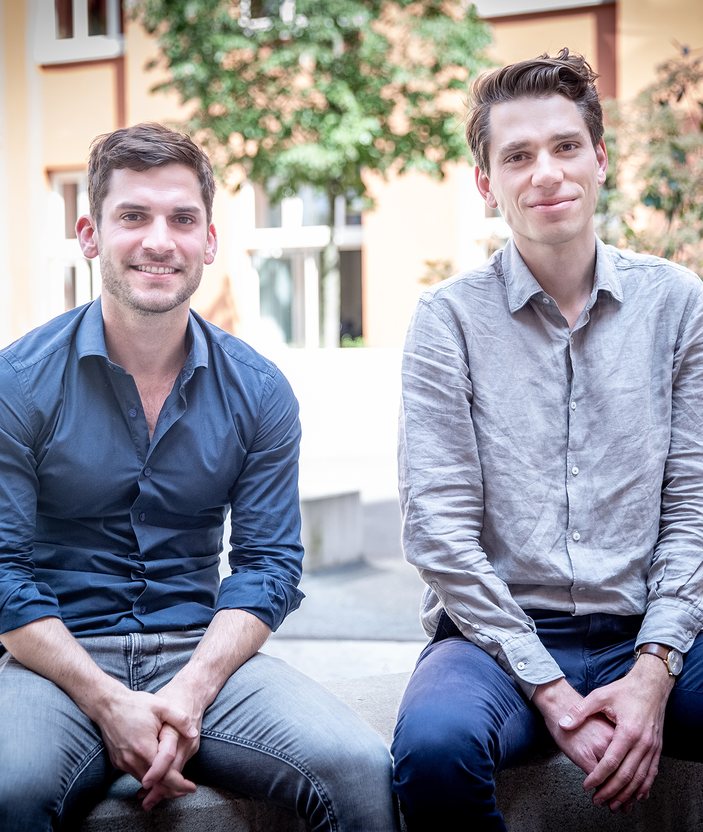 TUM Alumni Michael Wax and Erik Muttersbach (left to right).