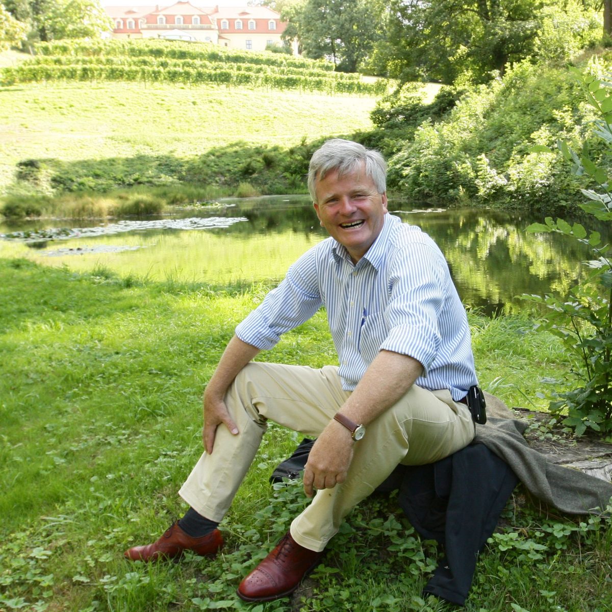 TUM alumnus Georg Prinz zur Lippe at this winery near Meissen.