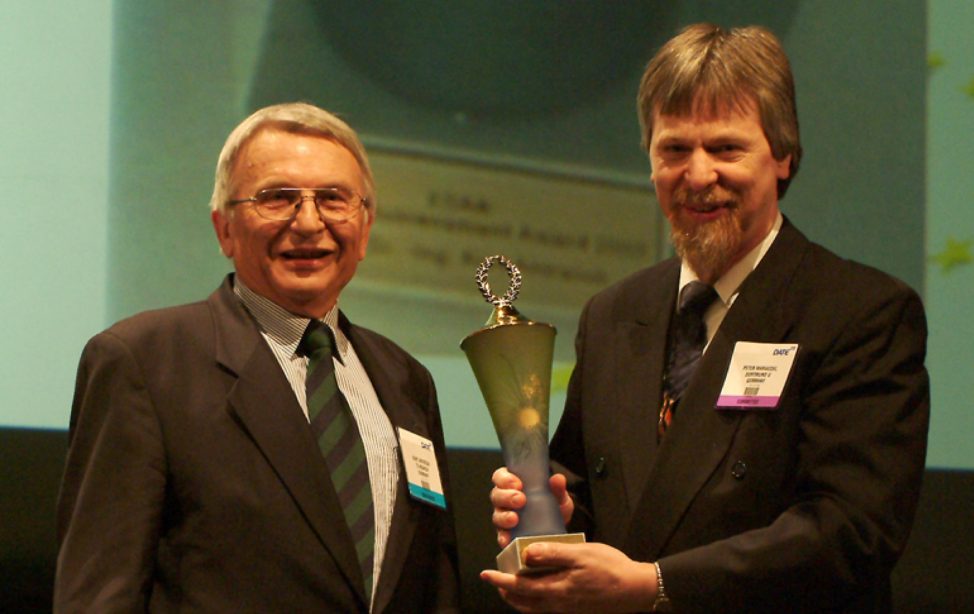 TUM Alumnus Kurt Antreich at the awards ceremony.