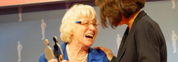 Maren Heinzerling bei der Preisverleihung des Deutschen Bürgerpreises.