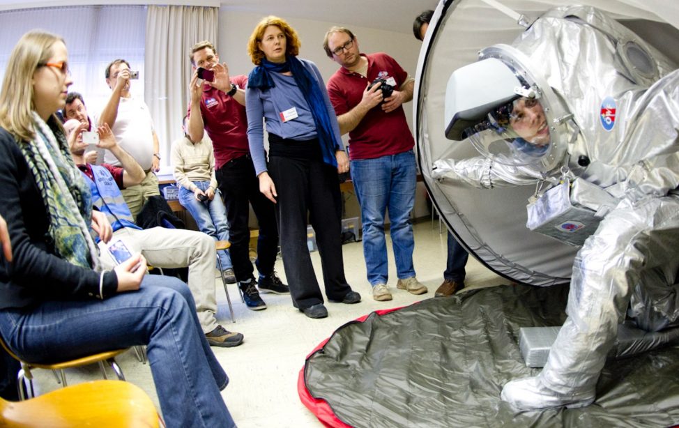 TUM Alumna Sandra Häuplik-Meusburger und der Mars Deployable Shelter von space-craft Architektur.