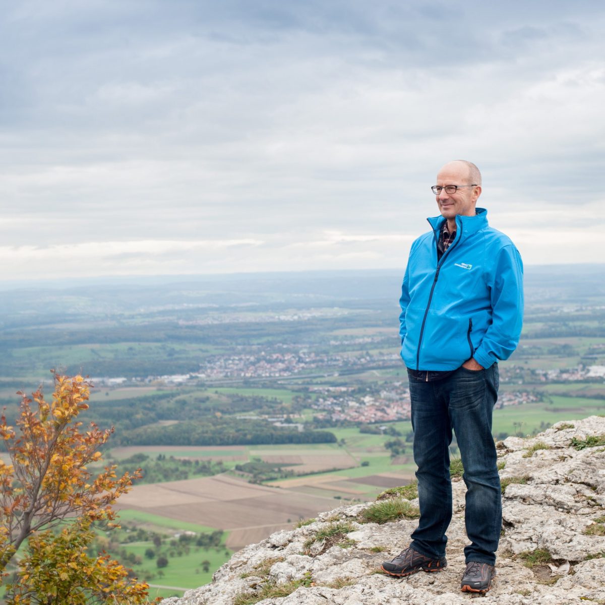 TUM Alumni Lutz Spandau in the Swabian Jura biosphere region.
