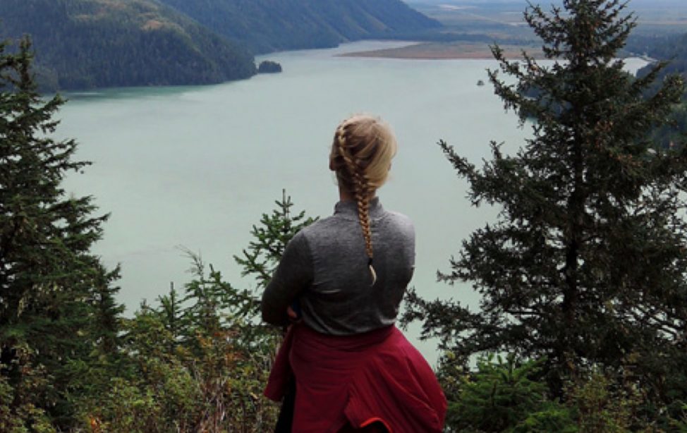 TUM Alumna Jana Knode in Alaska.