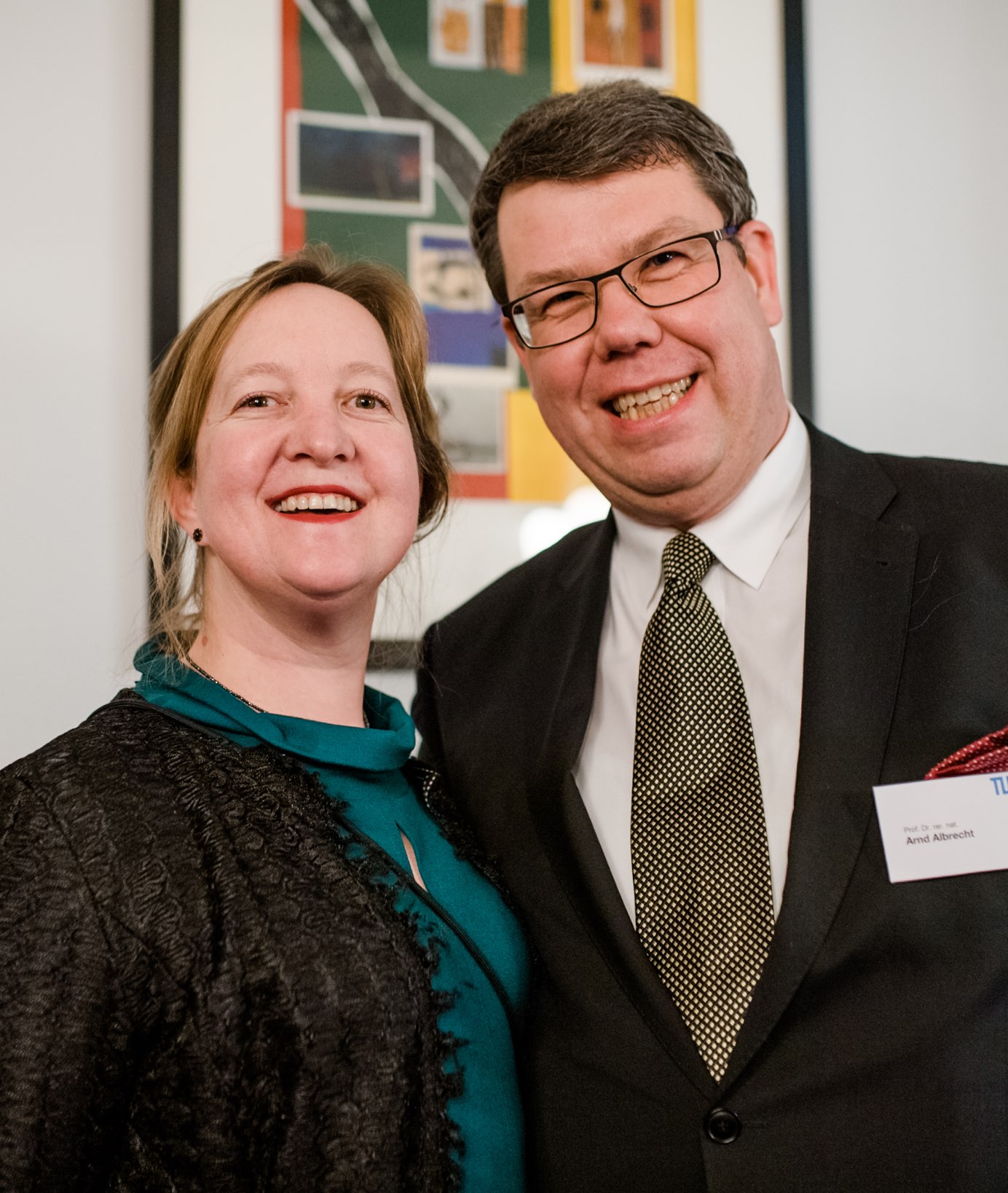 TUM Alumni Evelyn Albrecht-Goepfert and Arnd Albrecht.