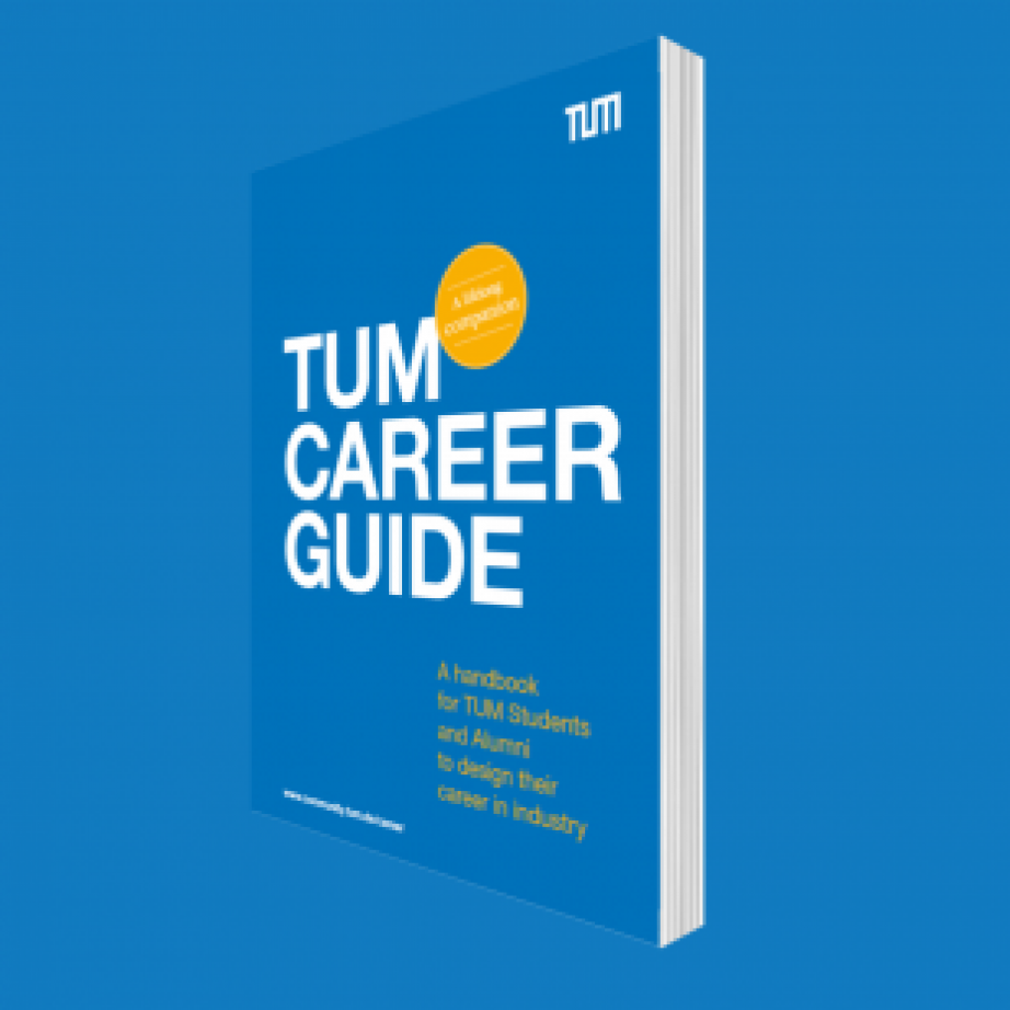 Picture of the new edition of the TUM Career Guide.