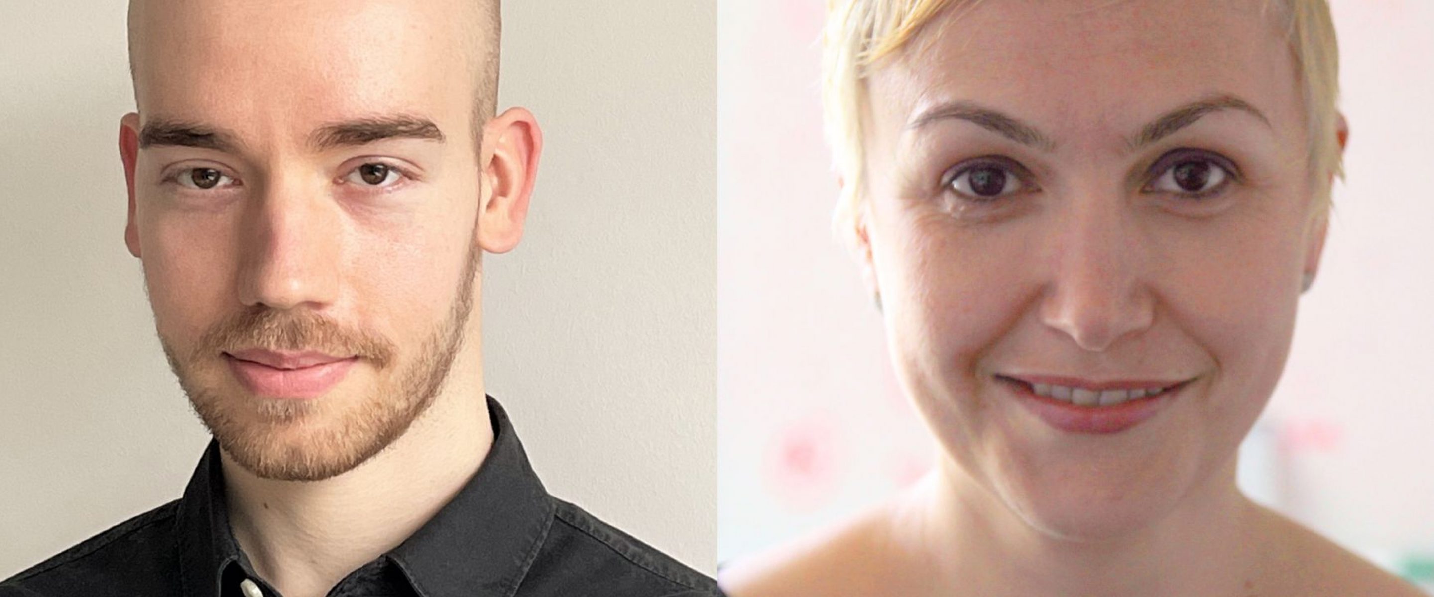 TUM alumna and mentor Prof. Dr. Elena Simperl and TUM alumnus and mentee Phillip Schneider.