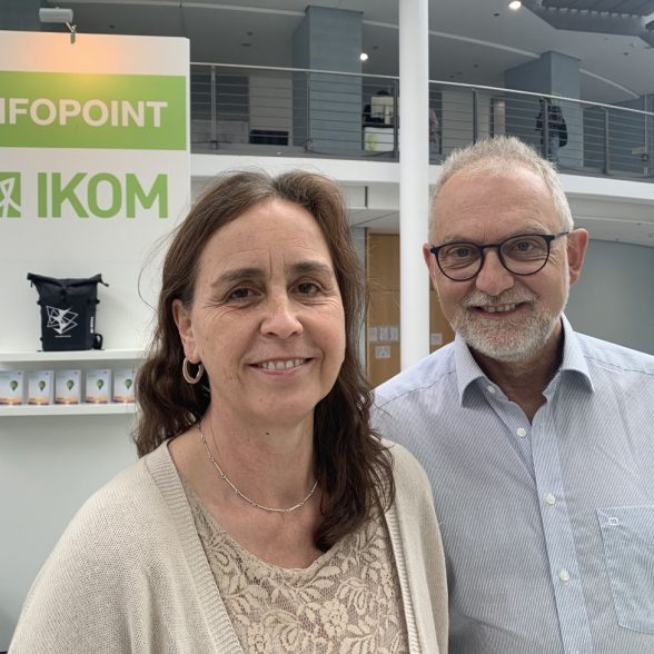 TUM Alumni Barbara and Thomas Peither, IKOM founding members