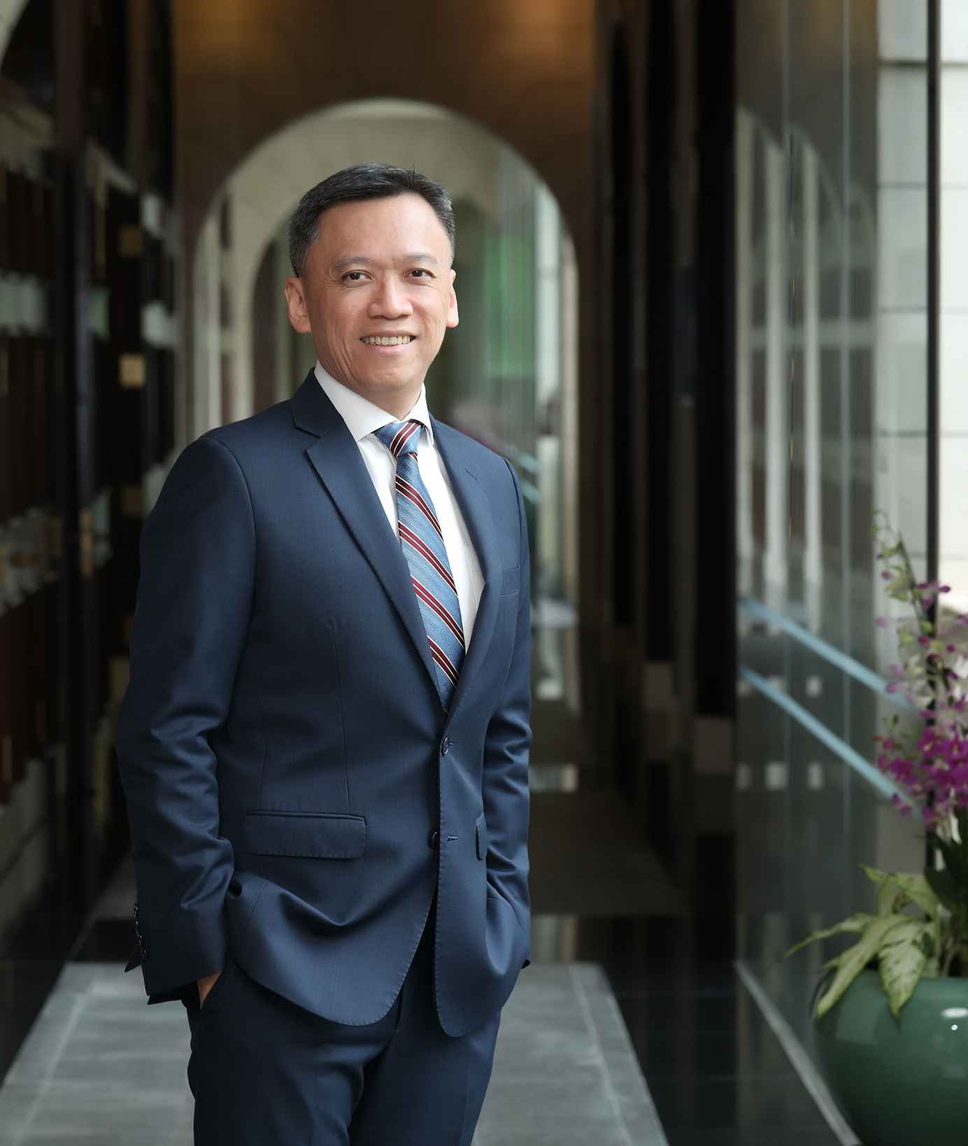 Portrait picture of TUM Alumnus Chong Hock Lee.