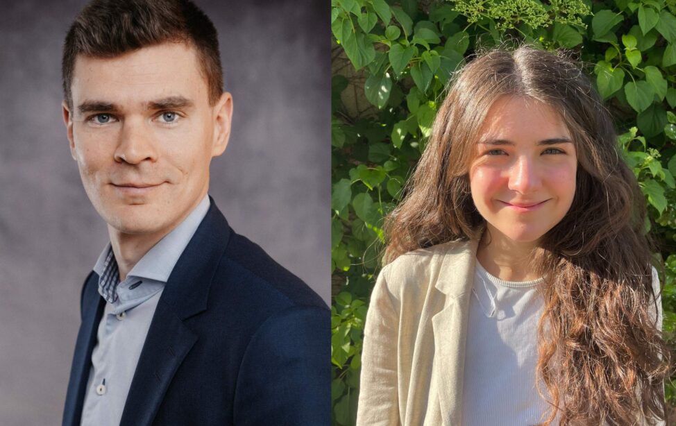 TUM Alumni Andreas Poschenrieder / TUM Alumna/student Duygu Aydin